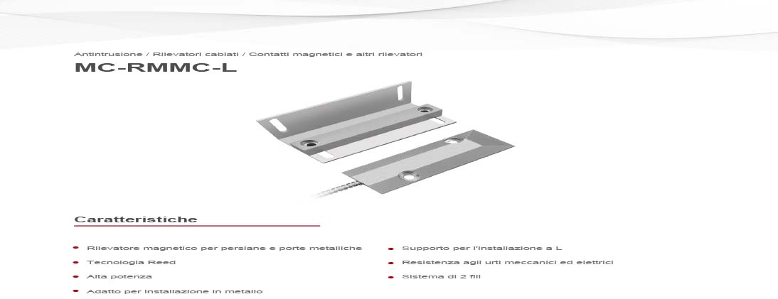 Contatto magnetico in metallo MC-RMMC - immagine 2