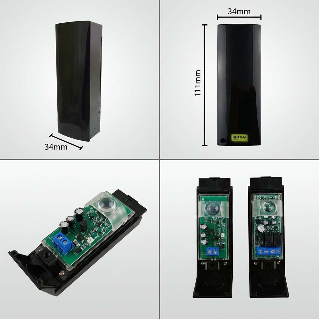 Coppia di fotocellule da esterno universali MFX180 InDeM - immagine 3