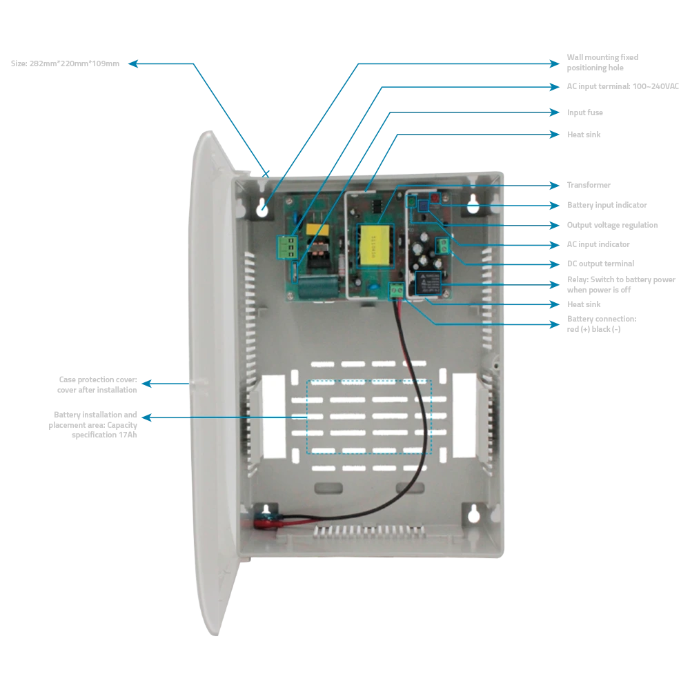 Scatola alimentazione UPS - PD-60-UPS-P - immagine 4