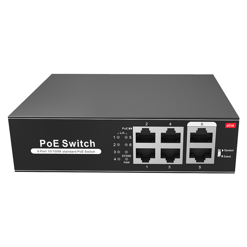 Switch PoE compatto - SW0604POE-65-E
