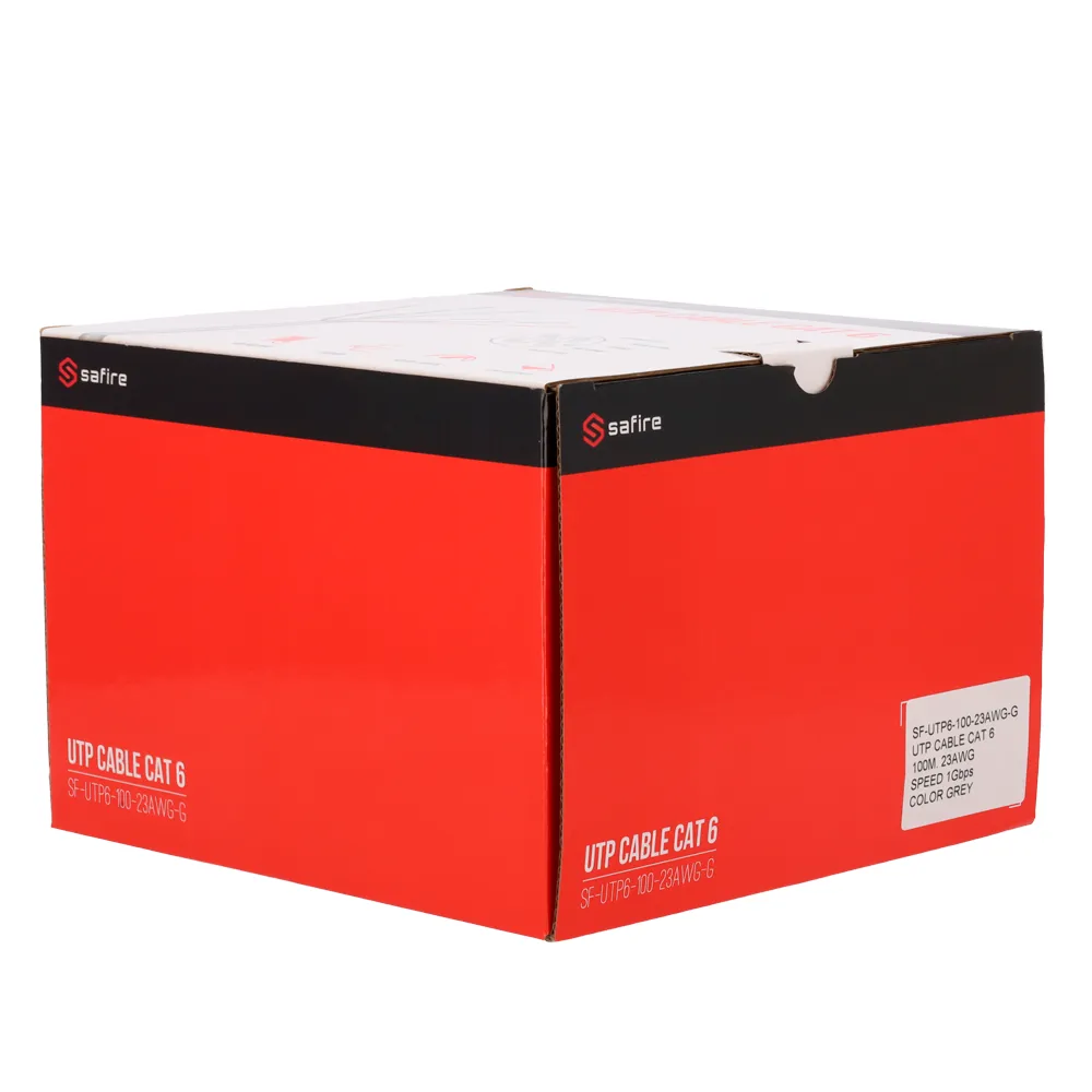 Cavo UTP Cat6 Safire SF‑UTP6‑100‑23AWG‑G - immagine 3