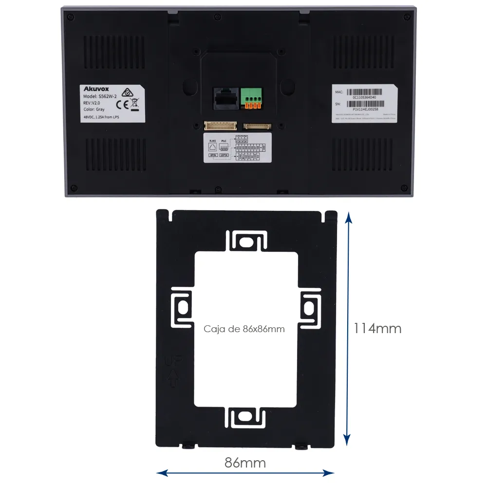 Kit videocitofono 2 fili - AK-KIT203 - immagine 4