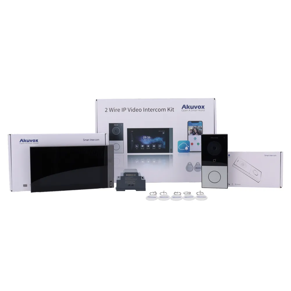 Kit videocitofono 2 fili - AK-KIT204 - immagine 2