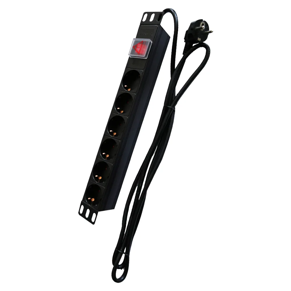 Ciabatta rack 1U - PDU-6P1U-SWITCH