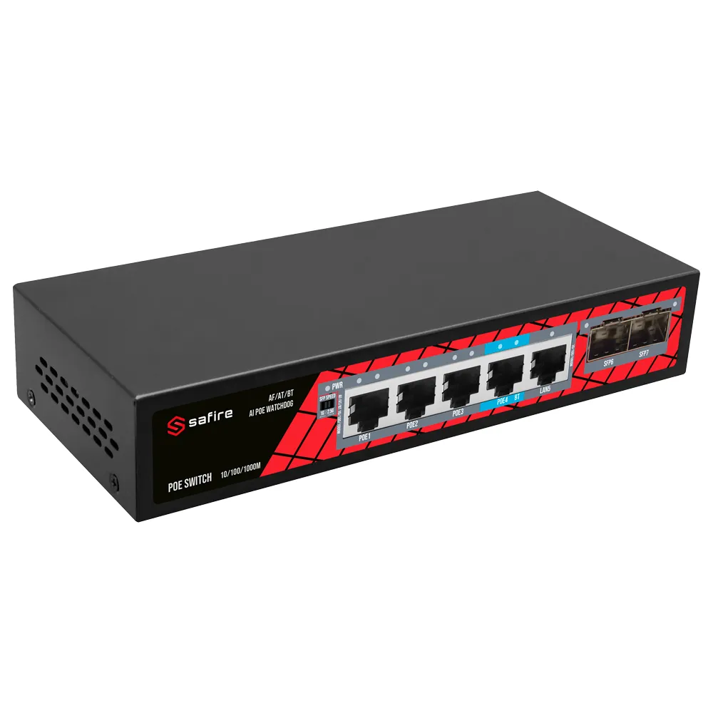 Switch PoE con SFP - SF-SW0704HIPOE-GMF-65 - immagine 4