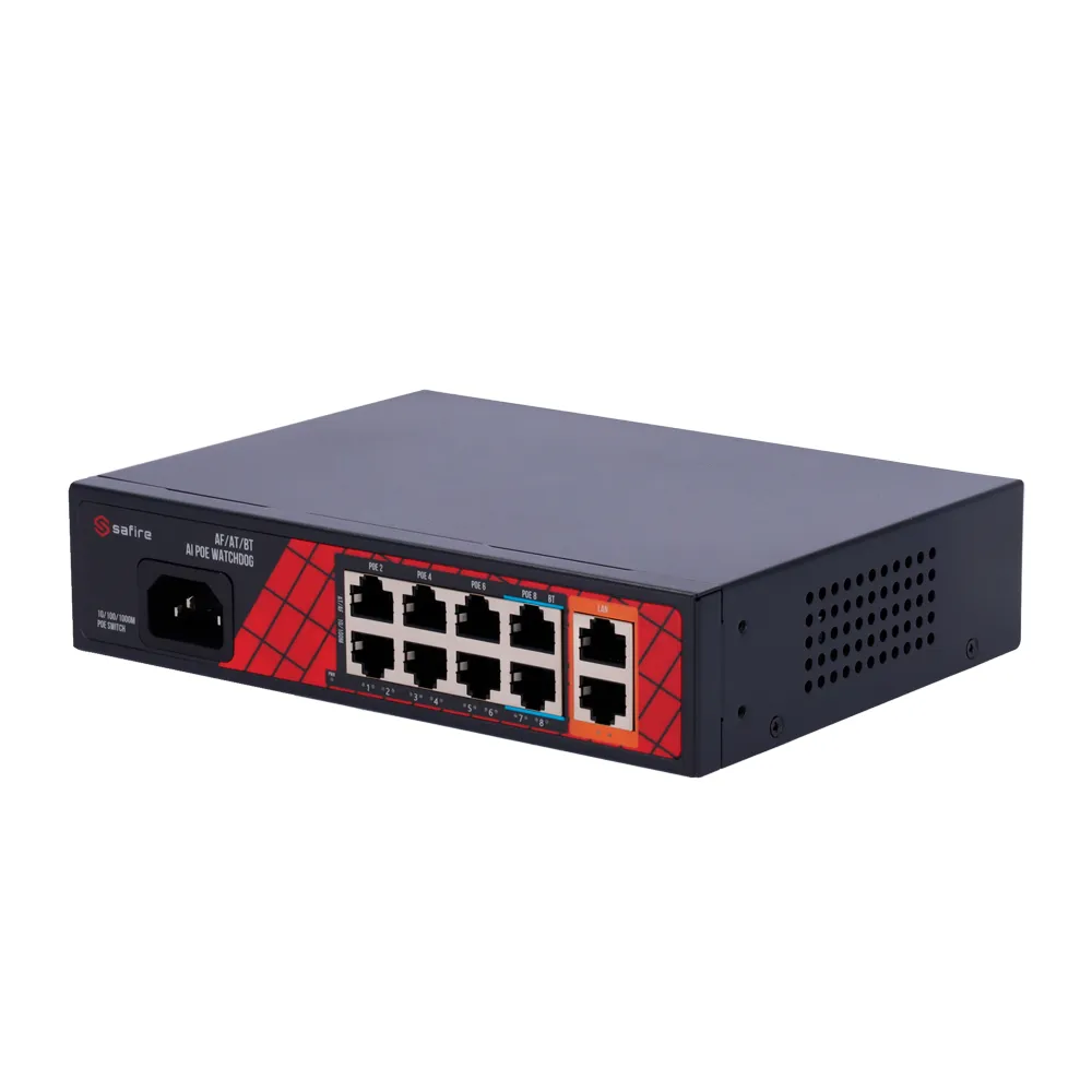 Switch Hi‑PoE Safire - SF-SW1008HIPOE-H-120 - immagine 3