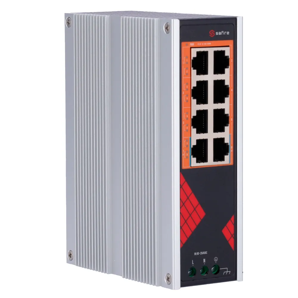 Switch Industriale Hi‑PoE - SF-SWI08HIPOE-G-AC-130-DIN - immagine 3