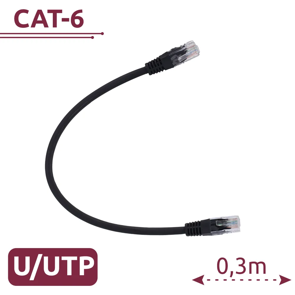 Cavo UTP Cat6 - UTP6-H-03BK - immagine 2